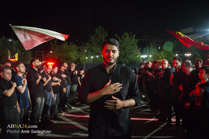 مراسم عزاداری شب هشتم محرم در هیئت محبان ثارالله شیراز