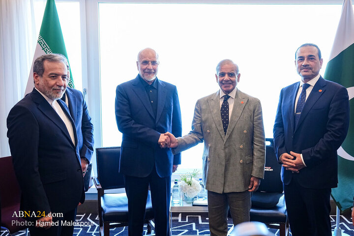 دیدار نخست وزیر پاکستان با محمدباقر قالیباف