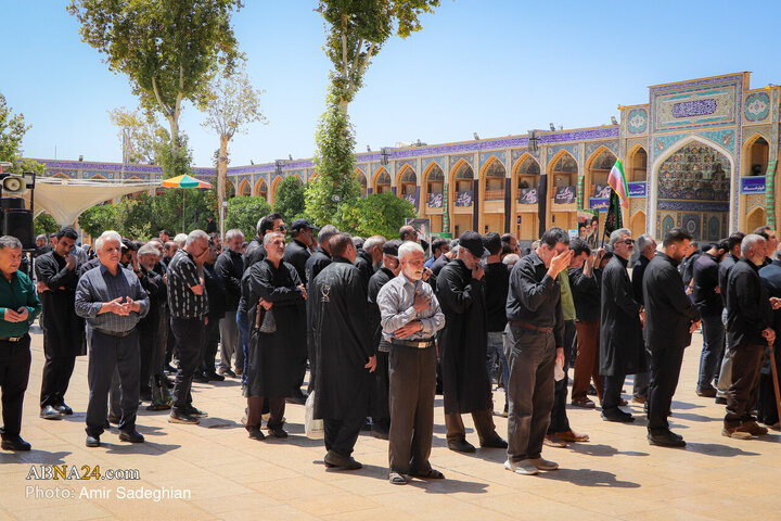 مراسم عزاداری تاسوعای حسینی در حرم حضرت شاهچراغ(ع)