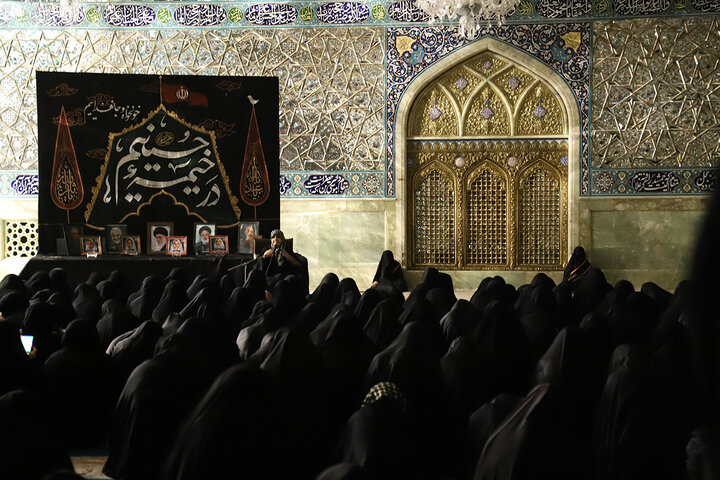 عزاداری دختران نوجوان در سوگ سالار شهیدان در هیأت معصومانه