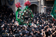 Photos: "Nakhl Gardani" Ceremony in Dastgerd Village, Qom