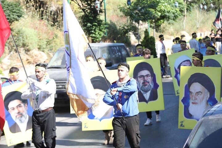 برگزاری آیین‌های عاشورایی و مراسم برافراشتن پرچم حسینی در مناطق مختلف جبل لبنان
