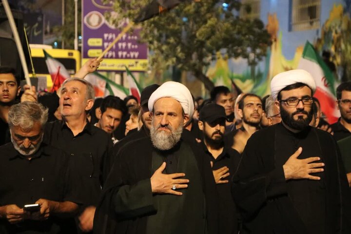 گزارش تصویری/ تجمع خون‌خواهی و حمایت از رزمندگان در قرچک