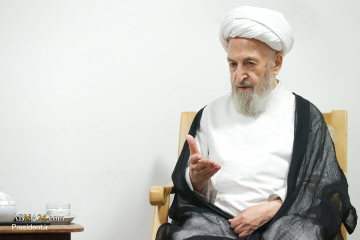 دیدار رئیس‌جمهور با مراجع عظام تقلید و علما در قم