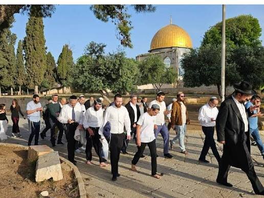 Dozens of Extremist Settlers Storm Aqsa Mosque Under Heavy Police Protection
