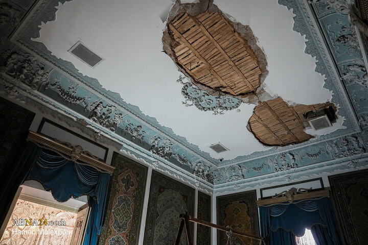 Photos: Parliament Lawmakers Visit Damaged Sections of Sa'dabad Palace After Ramadan War