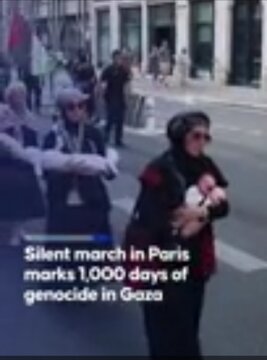 Video|Tahimik na prusisyon ng mga Pranses bilang pagsuporta sa Gaza