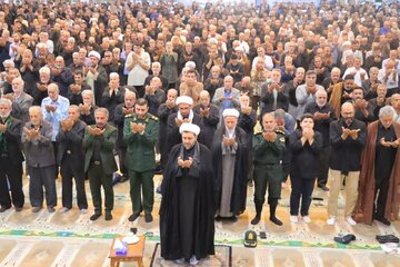 گزارش تصویری/ نماز باشکوه عبادی سیاسی جمعه در اسلامشهر