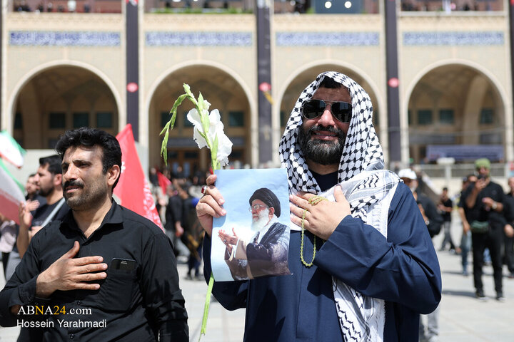 مراسم وداع با رهبر شهید انقلاب