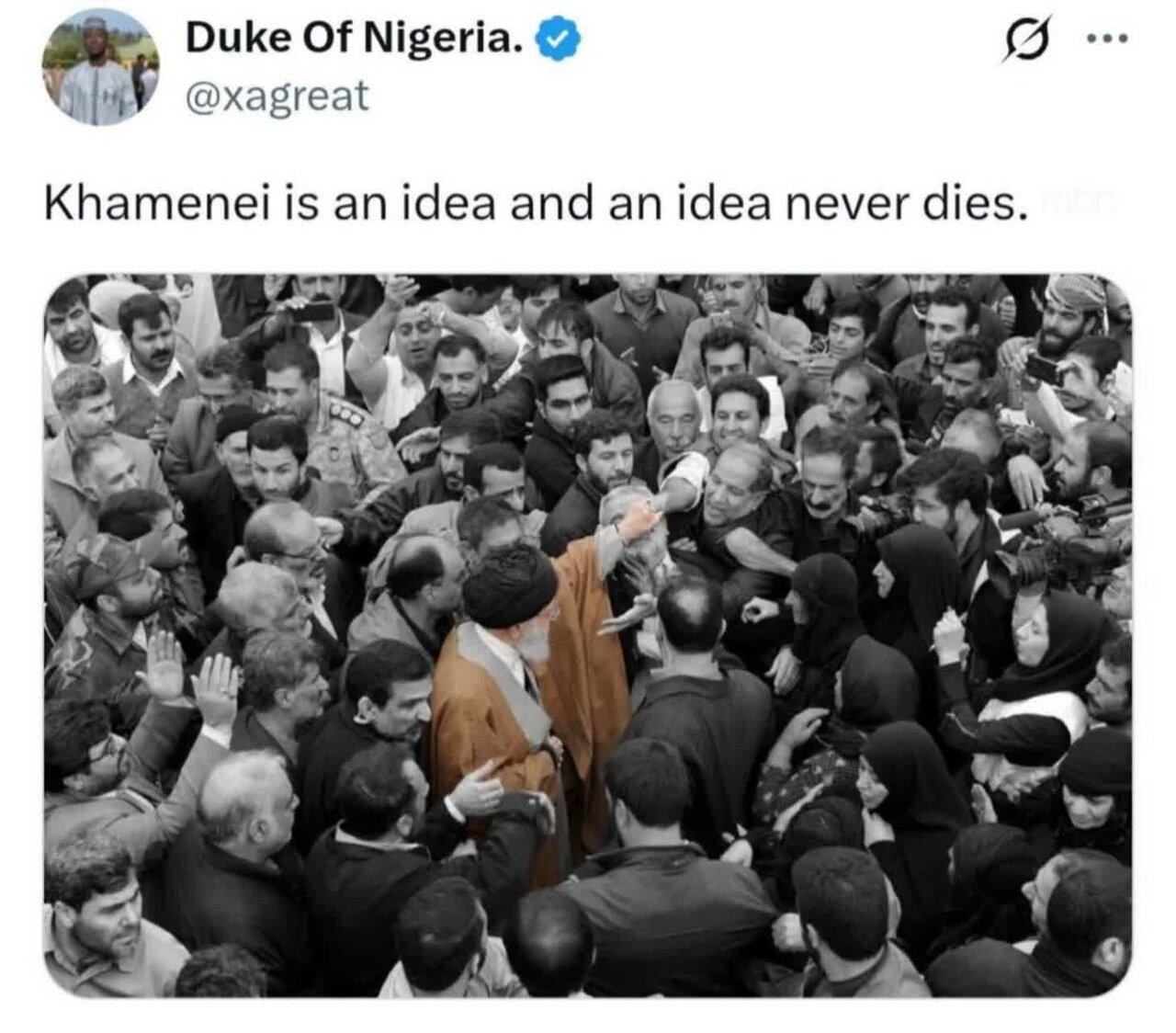 Iskolar ng Sunni mula sa Nigeria: "Si Ayatollah Khamenei ay isang kaisipan, at ang kaisipan ay hindi kailanman namamatay."