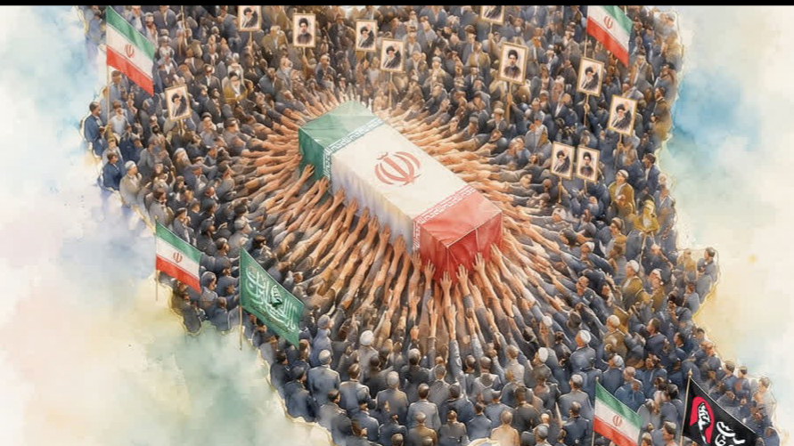 شہید رہبر کی تشییع، ایرانیوں کی طاقت کا مظاہرہ کرتی ہے، سی آئی اے کا سابق تجزیہ کار