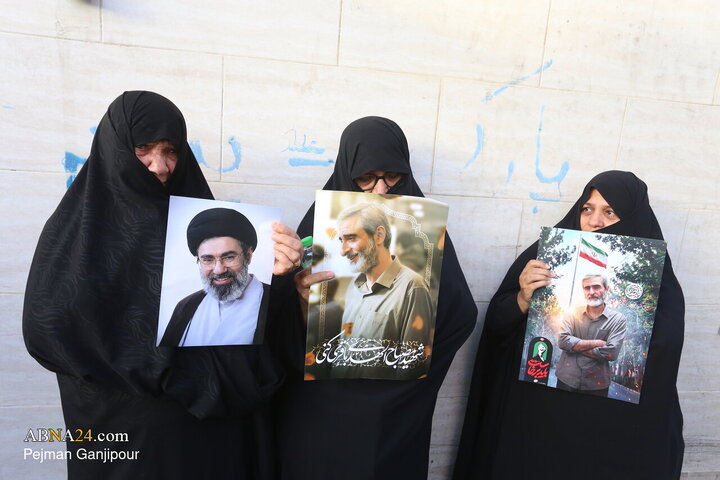 Photos: Funeral Ceremony for Body of Martyr Mesbah al-Hoda Baqeri Kani in Tehran