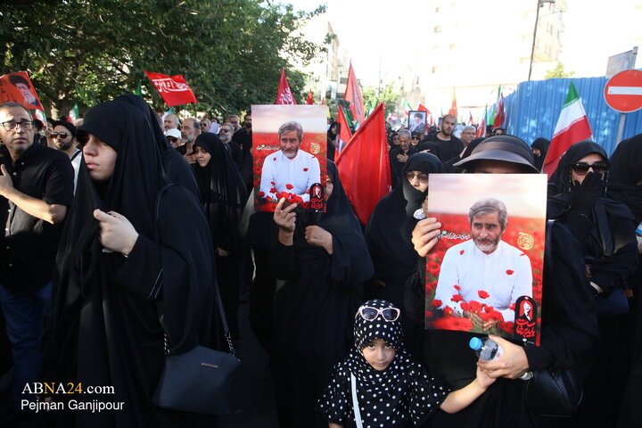 Photos: Funeral Ceremony for Body of Martyr Mesbah al-Hoda Baqeri Kani in Tehran