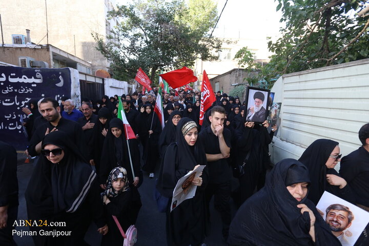 Photos: Funeral Ceremony for Body of Martyr Mesbah al-Hoda Baqeri Kani in Tehran