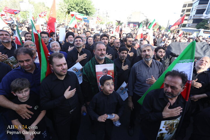 Photos: Funeral Ceremony for Body of Martyr Mesbah al-Hoda Baqeri Kani in Tehran