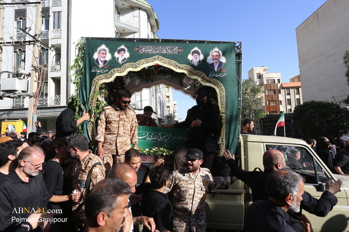 Photos: Funeral Ceremony for Body of Martyr Mesbah al-Hoda Baqeri Kani in Tehran