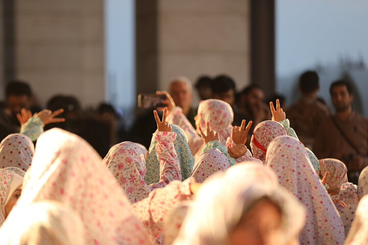 گزارش تصویری/ نماز فرشته‌ها به یاد امام شهید در مصلی امام خمینی(ره)