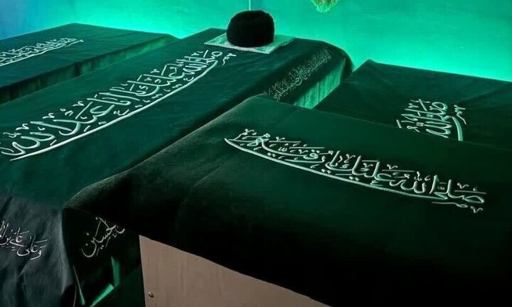تابوت رهبر شهید
