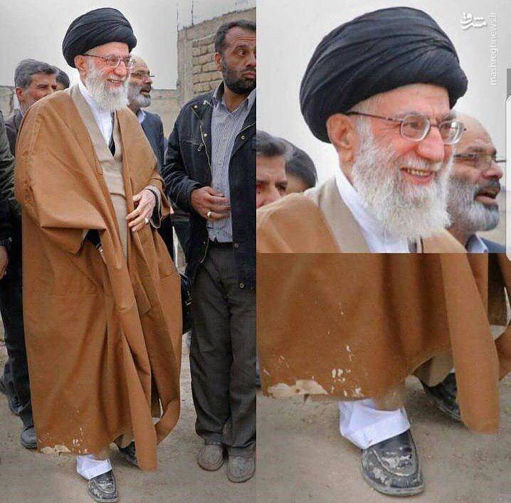 Picha za Viatu na Koti la Kiongozi Shahidi Sayyid Ali Khamenei Zazua Mjadala Kuhusu Unyenyekevu Wake