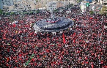 سی این این کی ایرانی سوگواروں کے عظیم اجتماع پر رپورٹ