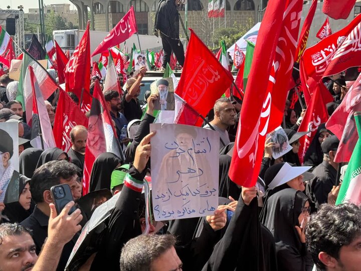 تقرير مصور/ الانتقام هو الموقف النهائي للشعب الايراني