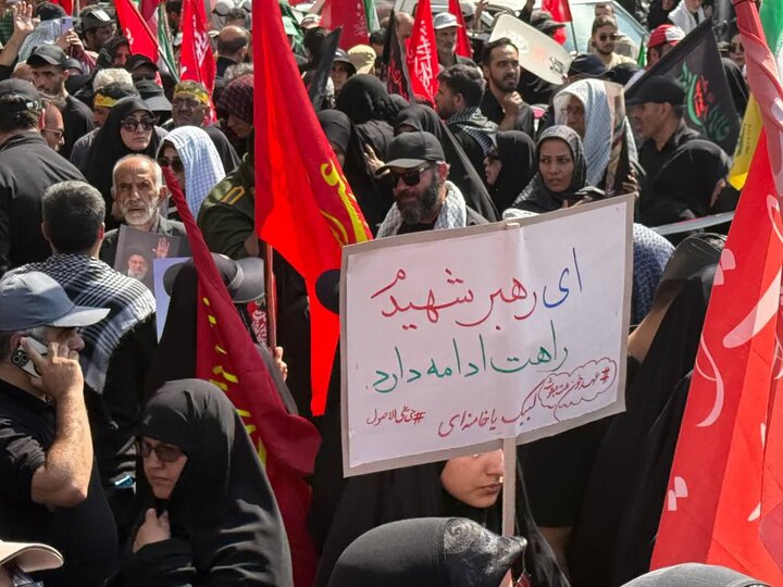 تقرير مصور/ الانتقام هو الموقف النهائي للشعب الايراني