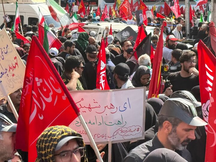 تقرير مصور/ الانتقام هو الموقف النهائي للشعب الايراني