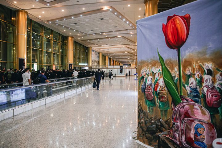 Photos: Welcoming Georgian Pilgrims at Mashhad Airport