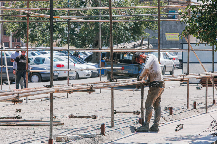 Photos: Preparation of Mawkibs by Astan Quds Razavi on Eve of Funeral Procession of Martyred Leader