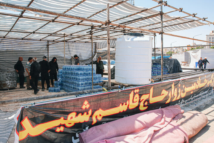 Photos: Preparation of Mawkibs by Astan Quds Razavi on Eve of Funeral Procession of Martyred Leader
