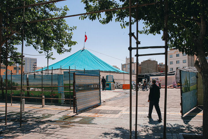 Photos: Preparation of Mawkibs by Astan Quds Razavi on Eve of Funeral Procession of Martyred Leader