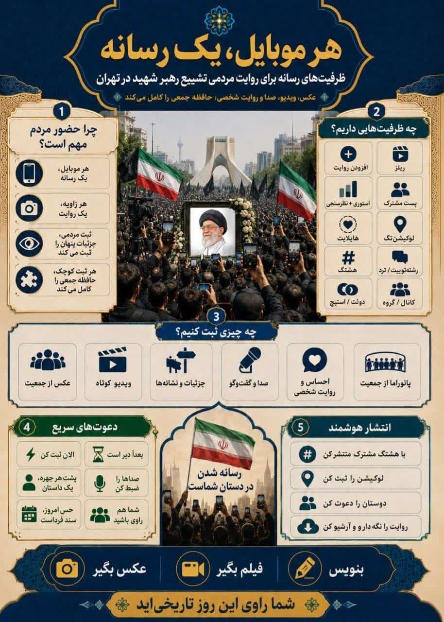 راهنمای جامع حضور در مراسم تشییع رهبر شهید