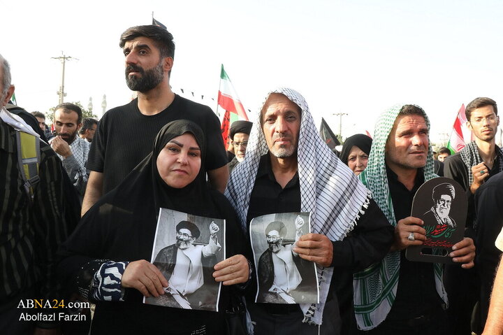 Informe fotográfico |Procesión fúnebre del cuerpo purificado del líder mártir de la Revolución en la sagrada ciudad de Qom
