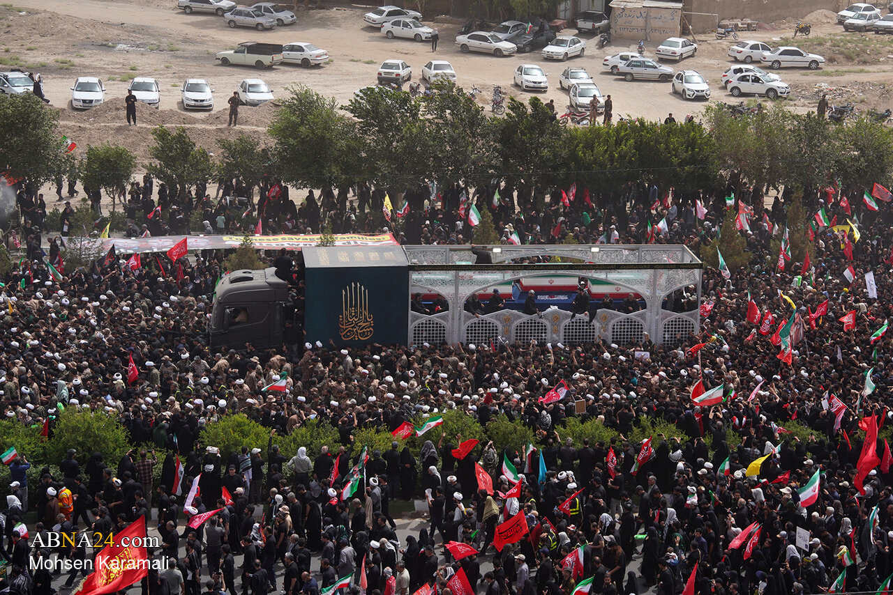 تشییع پیکر مطهر رهبر شهید انقلاب در شهر مقدس قم