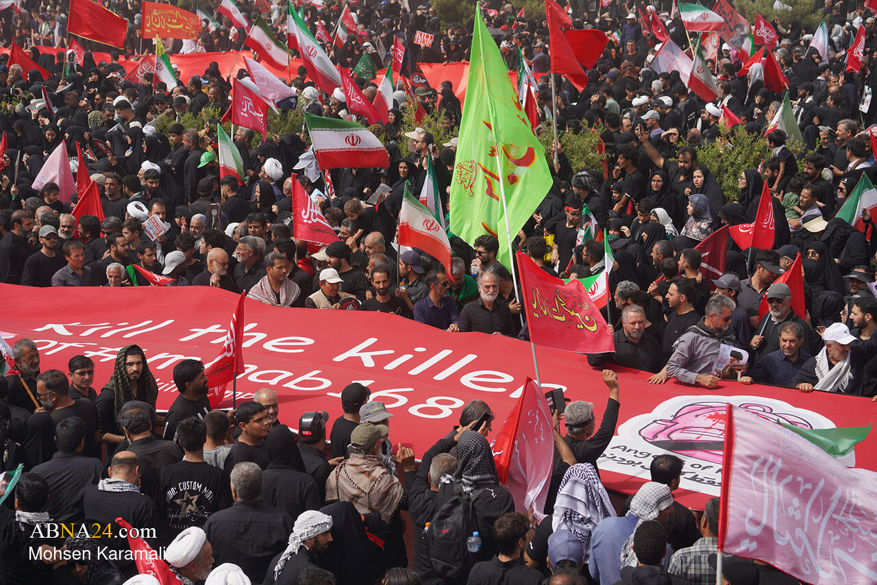 تشییع پیکر مطهر رهبر شهید انقلاب در شهر مقدس قم