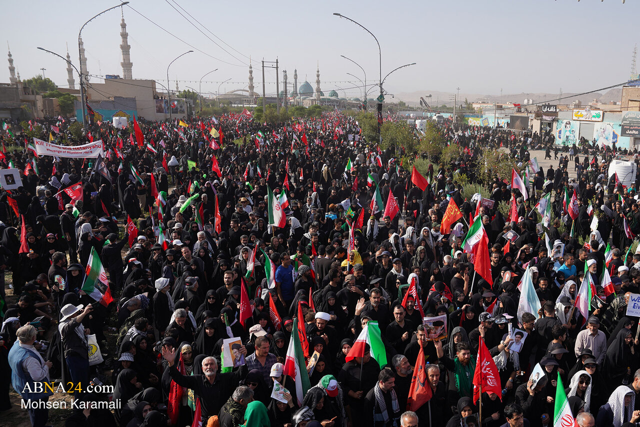 تشییع پیکر مطهر رهبر شهید انقلاب در شهر مقدس قم