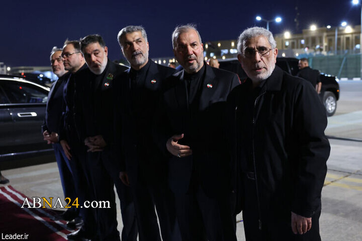 استقبال رسمی از پیکر مطهر امام شهید در عراق