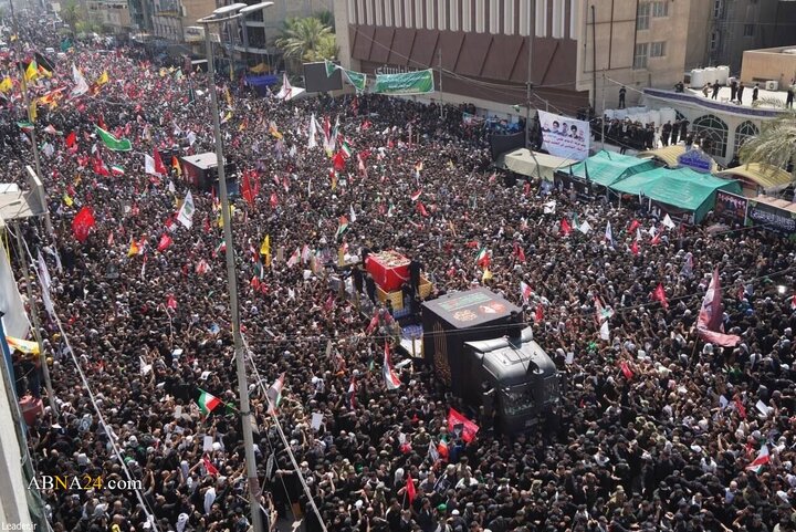 Merasîma Oxir kirina cesedê pîroz yê Rêberê Şehîd ê Şoreşê li Necefa Pîroz