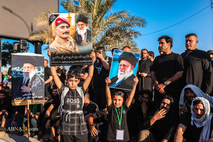 تشییع پیکر مطهر رهبر شهید انقلاب در نجف اشرف