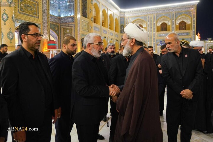 Foto / Şehit Rehber’in Ailesinin Naaşlarının Hz. Emirülmüminin (A.S.) Mukaddes Türbesindeki Teşyisi
