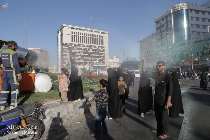 حال و هوای مشهدالرضا یک روز قبل از تشییع رهبر شهید انقلاب