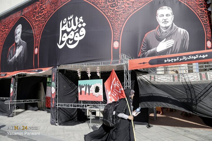 حال و هوای مشهدالرضا یک روز قبل از تشییع رهبر شهید انقلاب