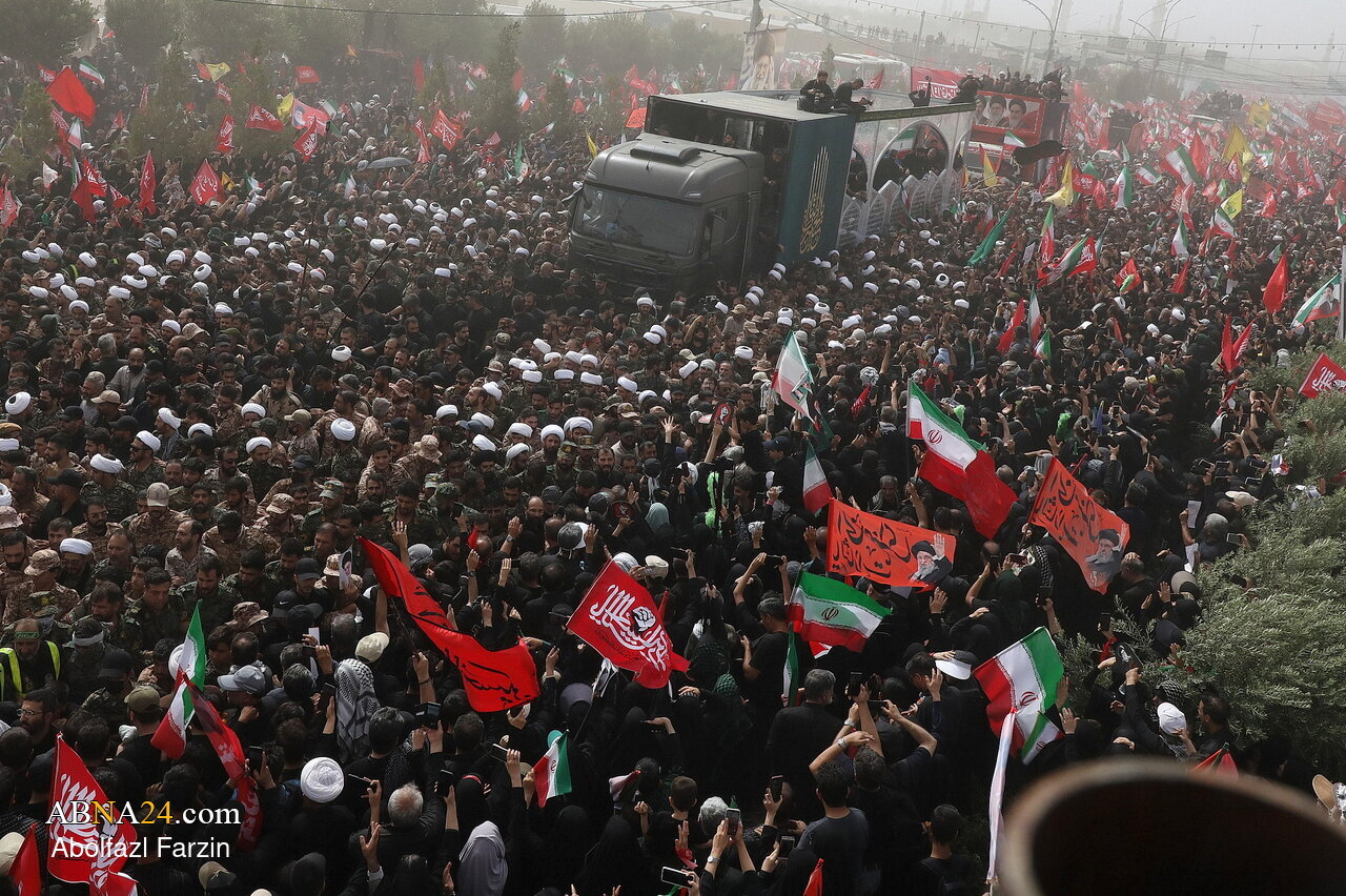 Seven-Kilometer Funeral Procession in Qom as Millions Bid Farewell to Martyred Leader