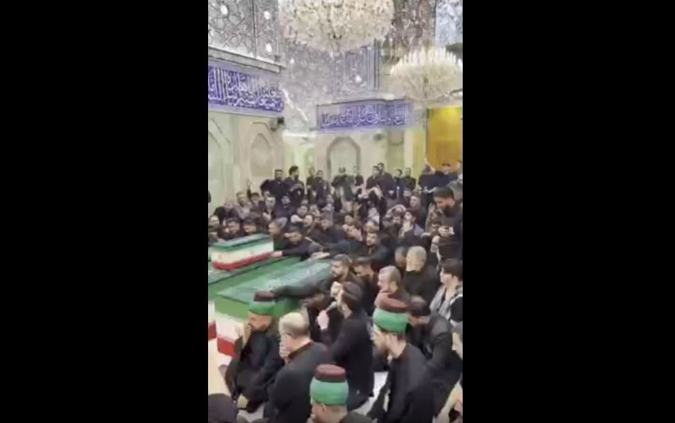 Video: Funeral Procession for Martyr Leader’s Family at Abal‑Fadl Shrine in Karbala
