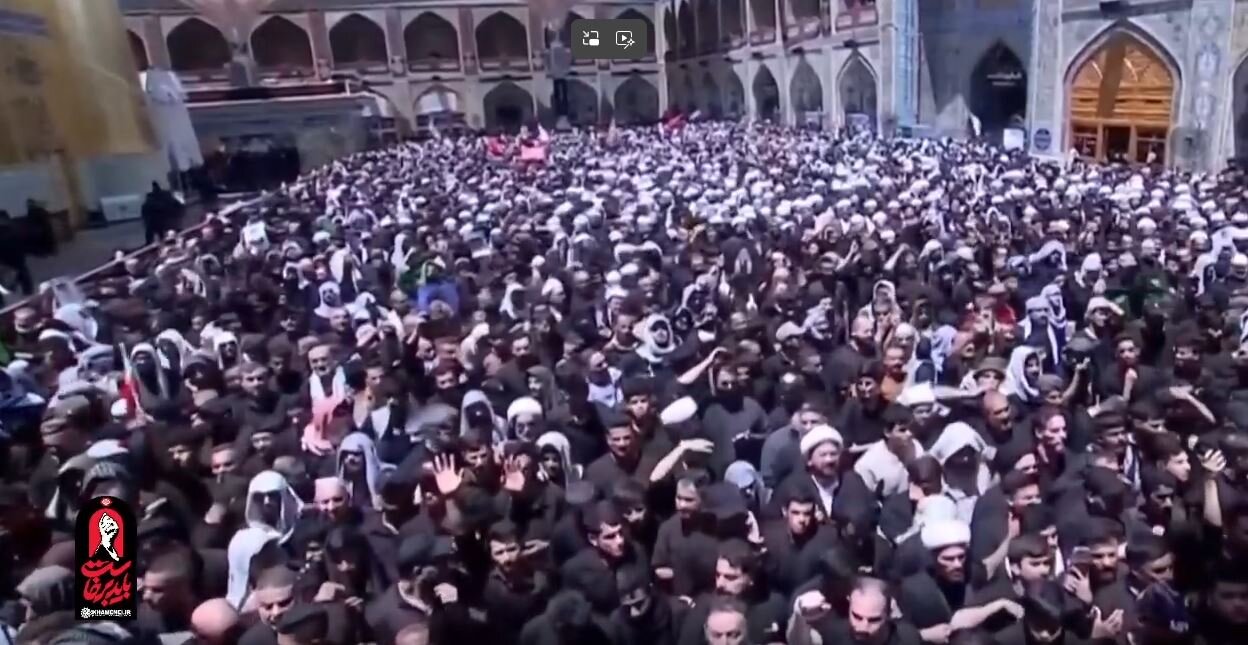 Swala ya Maiti Yasalishwa kwa Mwili wa Ayatollah Sayyid Ali Husseini Khamenei katika Haram ya Amirul Muuminiin (a.s.) mjini Najaf + (Video+Picha)
