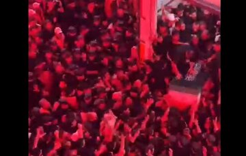فيديو | المشهد يحكي بنفسه في تشييع جثمان الشهيد السيد الولي الخامنئي بكربلاء المقدسة