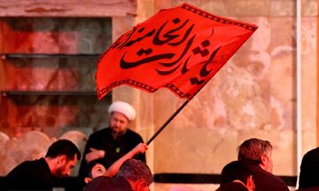 گزارش تصویری/ مراسم عزاداری دهه سوم ماه محرم در حرم حضرت عبدالعظیم(ع)