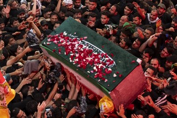 قدردانی رئیس سازمان اوقاف از ملت عراق و خادمان عتبات مقدسه برای میزبانی مراسم تشییع رهبر شهید