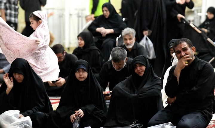 گزارش تصویری/ مراسم عزاداری دهه سوم ماه محرم در حرم حضرت عبدالعظیم(ع)