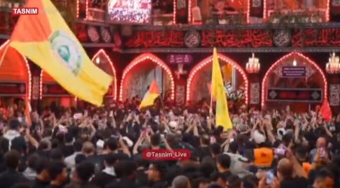 Video: Martyr Imam’s Body Enters Shrine of Abolfazl al‑Abbas Amid Massive Mourning Crowds